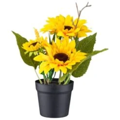 B&M Sunflower Plant Pot