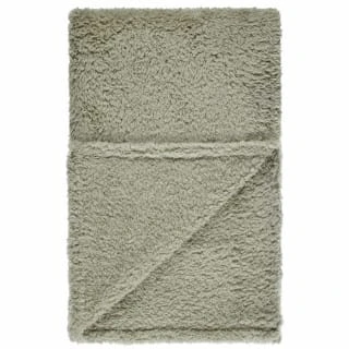 B&M Simply Two Tone Teddy Throw - Sage 5 B&M Simply Two Tone Teddy Throw - Sage - Image 3