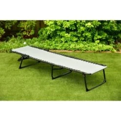 Dakota Premium 3 Position Folding Relaxer Bed - Grey 10 Dakota Premium 3 Position Folding Relaxer Bed - Grey -Home Furnishing Shop 395732 dakota premium 3 position folding relaxer bed 2