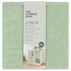 Best Seller -Home Furnishing Shop 395812 2pk lokken storage cubes sage