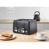 Goodmans Toaster 4 Slice - Matt Black -Home Furnishing Shop 396477 goodmans toaster 4 slice matt black