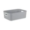 Anti Slip Medium Storage Box - Grey -Home Furnishing Shop 396953 anti slip medium storage box grey